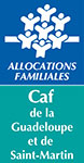 Logo des Allocations Familiales de Guadeloupe et Saint-Martin